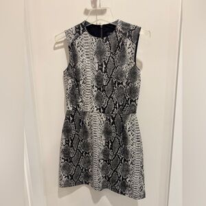 French connection snakeskin dress size 2
